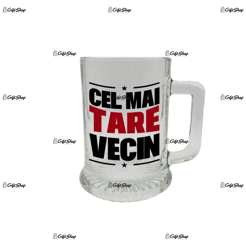 Cel mai tare vecin, halba cu mesaj